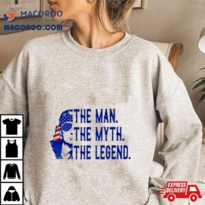 Donald Trump The Man The Myth The Legend Usa Flag Tshirt