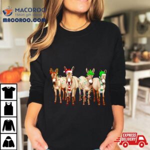 Donkey Merry Christmas Lights Shirt