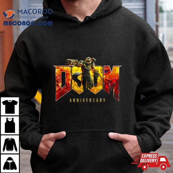 Doom Game 30th Slayers Anniversary Doom30 T Shirt