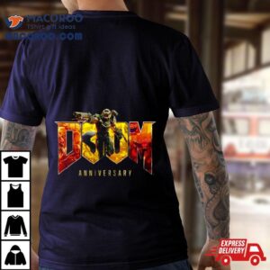 Doom Game Th Slayers Anniversary Doom Tshirt