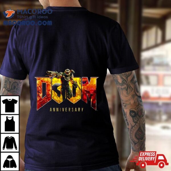 Doom Game 30th Slayers Anniversary Doom30 T Shirt