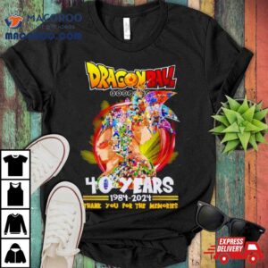 Dragon Ball 40 Years 1984 2024 Thank You For The Memories Graphic Shirt