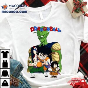 Dragon Ball Anime Goku King Piccolo Retro Manga Panel Tshirt