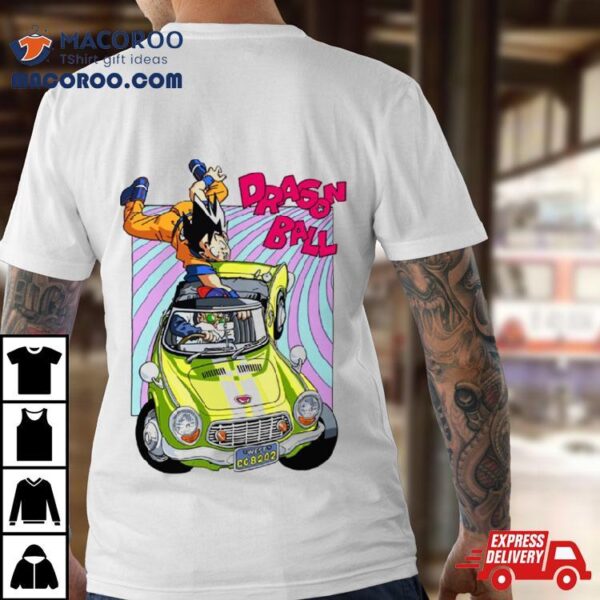 Dragon Ball Goku Master Roshi Retro Car Manga Art Shirt