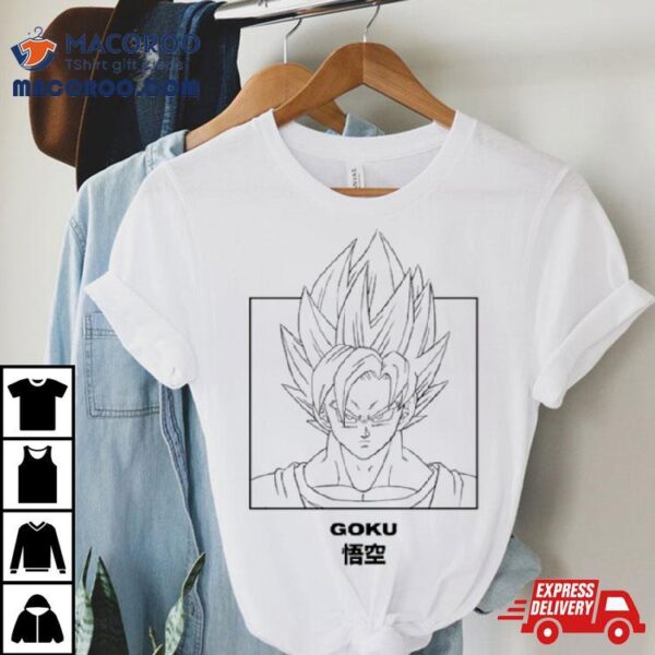 Dragon Ball Z Goku Line Art Shirt