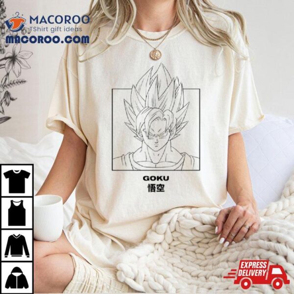 Dragon Ball Z Goku Line Art Shirt