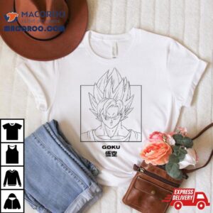 Dragon Ball Z Goku Line Ar Tshirt