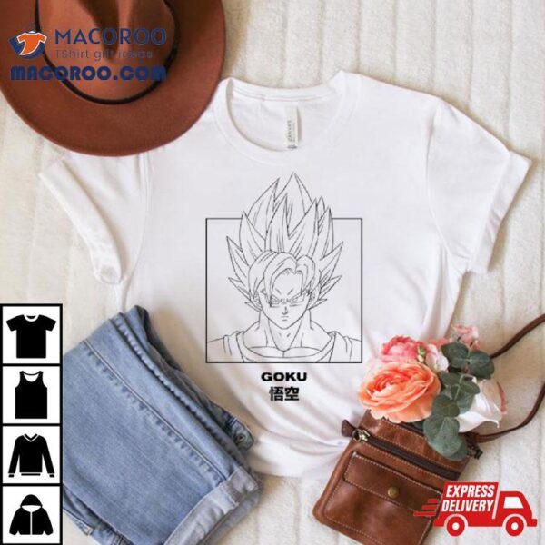 Dragon Ball Z Goku Line Art Shirt