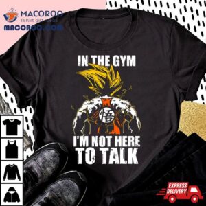 Dragon Ball Z Super Goku Gym Tshirt