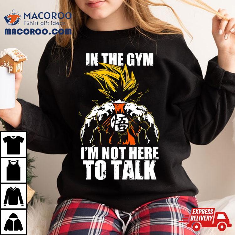 Dragon Ball Z Super Goku Gym Shirt Dragon Ball Z Super Goku Gym Shirt