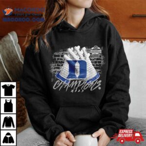 Duke Blue Devils Birmingham Bowl Champions Gloves Tshirt