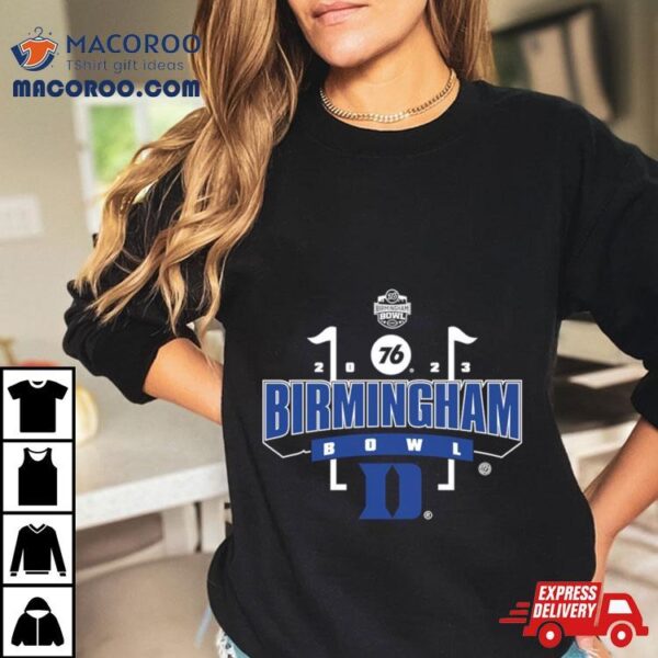 Duke Blue Devils 2023 76 Birmingham Bowl Shirt