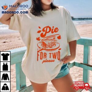 Eating Pumpkin Pie For Two Thanksgiving Pregnancy Tshirt