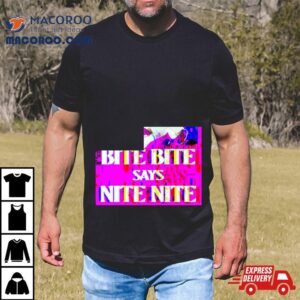 Emily Egnatzzz Wearing Bite Bite Says Nite Nite Tshirt