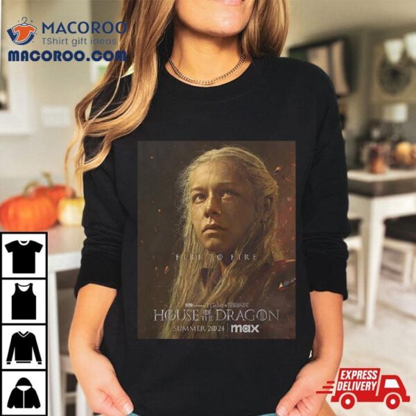 Emma D’arcy’s Rhaenyra Targaryen First Poster For House Of The Dragon Season 2 T Shirt