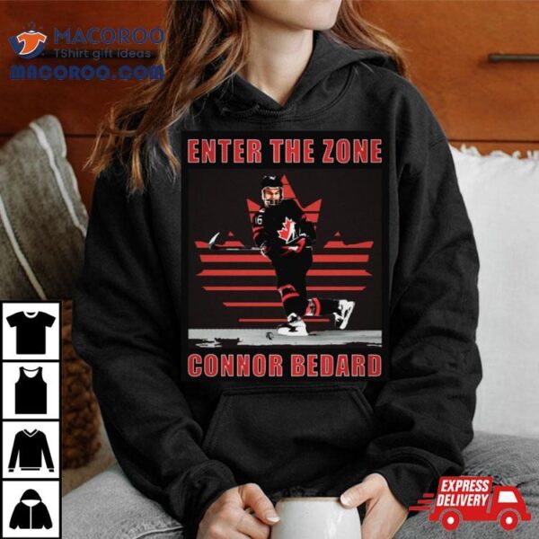 Enter The Zone Connor Bedard Shirt