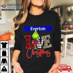 Everton Grinch Love Christmas Tshirt