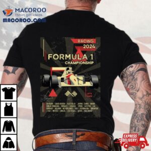 F1 Championship 2024 Shirt 1 F Championship Tshirt
