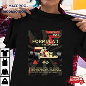 F1 Championship 2024 Shirt 3 F Championship Tshirt
