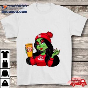 Female Grinch Kansas City Chiefs Football Team Tshirt