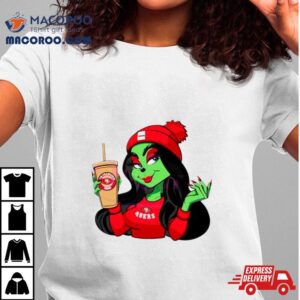 Female Grinch San Francisco Ers Football Tshirt