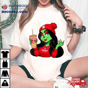 Female Grinch San Francisco Ers Football Tshirt