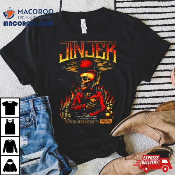 Fire Membra Skull 3 Jinjer High Shirt