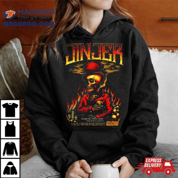 Fire Membra Skull 3 Jinjer High Shirt