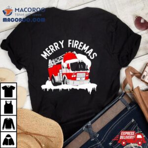 Fire Truck Merry Firemas Shirt