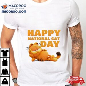 First Look At Garfield Happy National Cat Day 2023 T Shirt