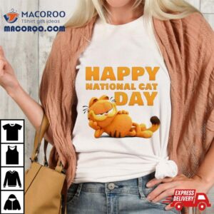 First Look At Garfield Happy National Cat Day Tshirt