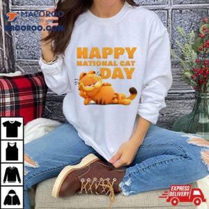 First Look At Garfield Happy National Cat Day Tshirt