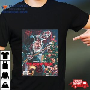 First Poster For Terrifier By Damien Leone S Christmas Tshirt