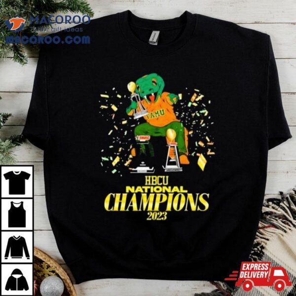 Florida Am Rattlers Hbcu National Champions 2023 Mascot T Shirt