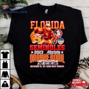 Florida Seminoles 2023 Allstate Orange Bowl December 31, 2023 Hard Rock Stadium Shirt