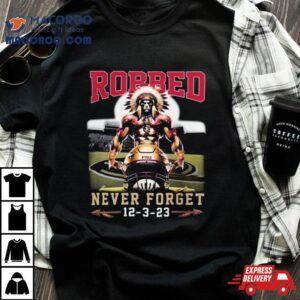 Florida State Football Robbed Never Forget Mascot Tshirt