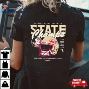 Florida State Seminoles State Champs Back To Back Helme Tshirt