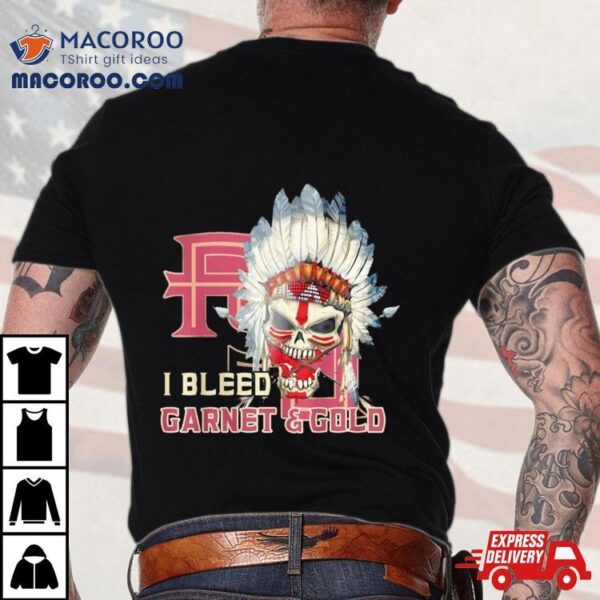 Florida State Seminoles I Bleed Garnet And Gold Shirt