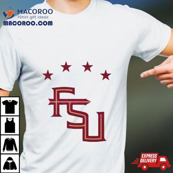 Florida State Seminoles Soccer Four Stars T Shirt