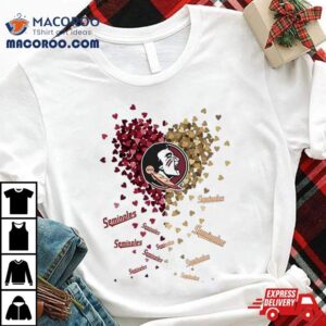 Florida State Seminoles Tiny Heart Shape Tshirt