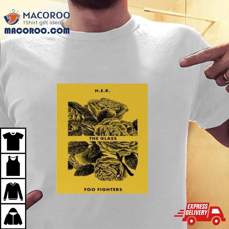 Foo Fighters Her The Glass T Shirt Foo Fighters Her The Glass T Shirt