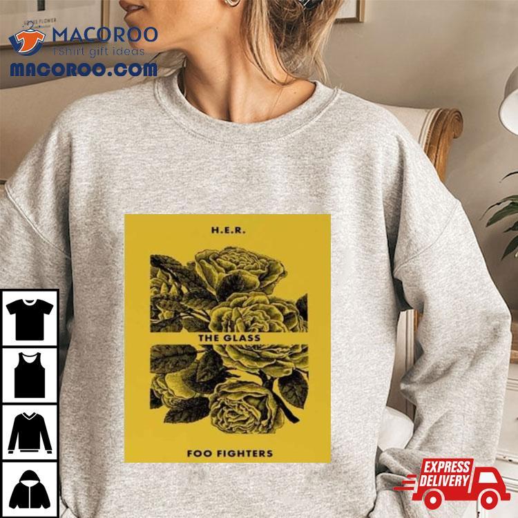 Foo Fighters Her The Glass T Shirt Foo Fighters Her The Glass T Shirt