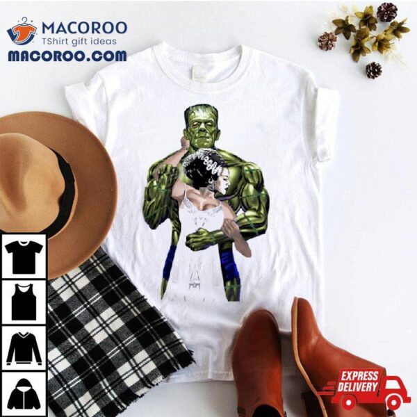 Frankenstein And Bride Love Husband And Wife Valentine Shirt