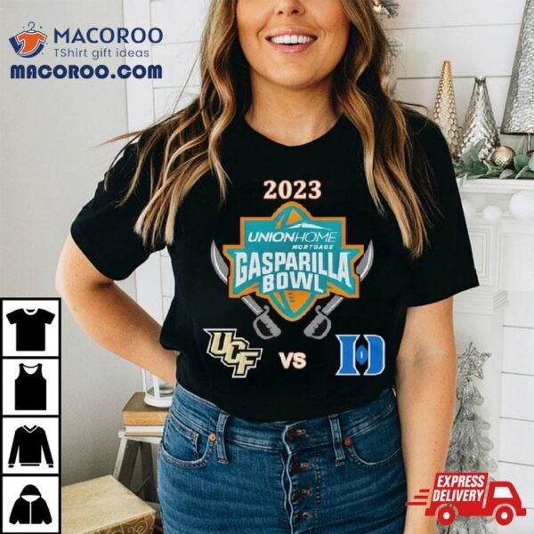 Friday December 22nd 2023 Union Home Mortgage Gasparilla Bowl Duke Blue Devils Vs Ucf Knights Raymond James Stadium Tampa Fl T Shirt