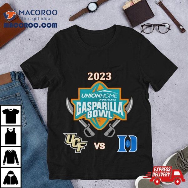 Friday December 22nd 2023 Union Home Mortgage Gasparilla Bowl Duke Blue Devils Vs Ucf Knights Raymond James Stadium Tampa Fl T Shirt