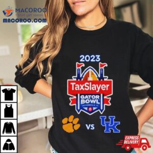 Friday December Th Taxslayer Gator Bowl Clemson Tigers Vs Kentucky Tiaa Bank Field Jacksonville Fl Cfb Bowl Game Tshirt