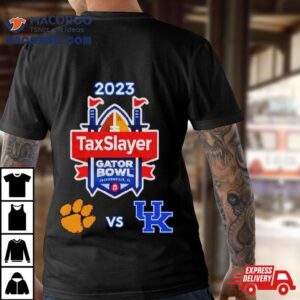 Friday December Th Taxslayer Gator Bowl Clemson Tigers Vs Kentucky Tiaa Bank Field Jacksonville Fl Cfb Bowl Game Tshirt