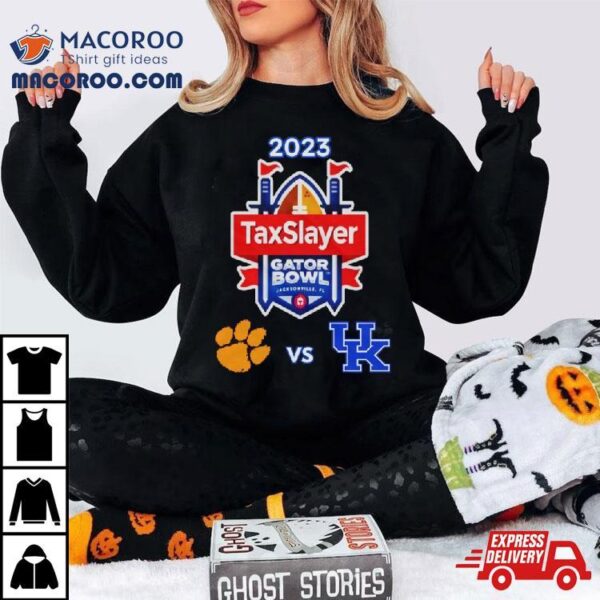 Friday December 29th 2023 Taxslayer Gator Bowl Clemson Tigers Vs Kentucky Tiaa Bank Field Jacksonville Fl Cfb Bowl Game T Shirt