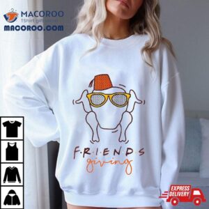 Friends Turkey Head Funny Thanksgiving Tshirt