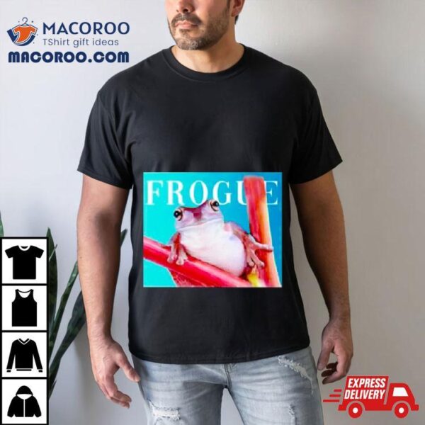 Frogue Magazine Frog Meme Shirt